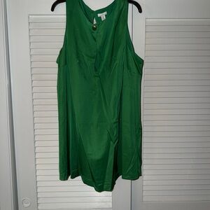 H&M Emerald Green Sleeveless Dress